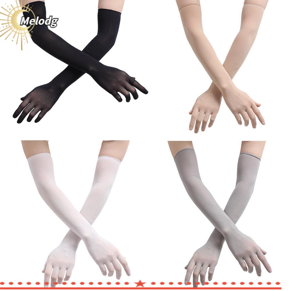 1 Đôi Găng Tay Lưới Trong Suốt Bảo Vệ Ngón Tay Cho Nữ