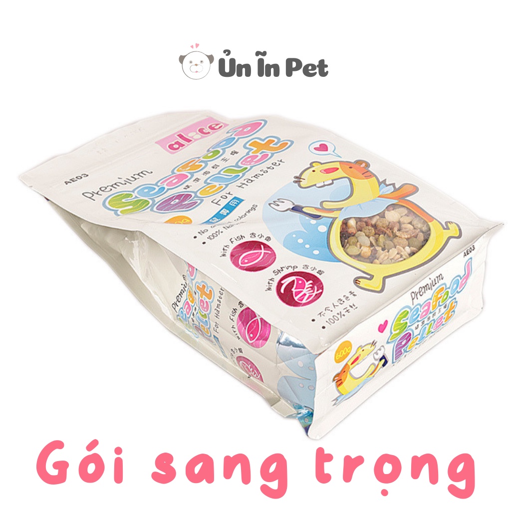 Thức ăn hamster hãng ALICE hải sản cao cấp 600g