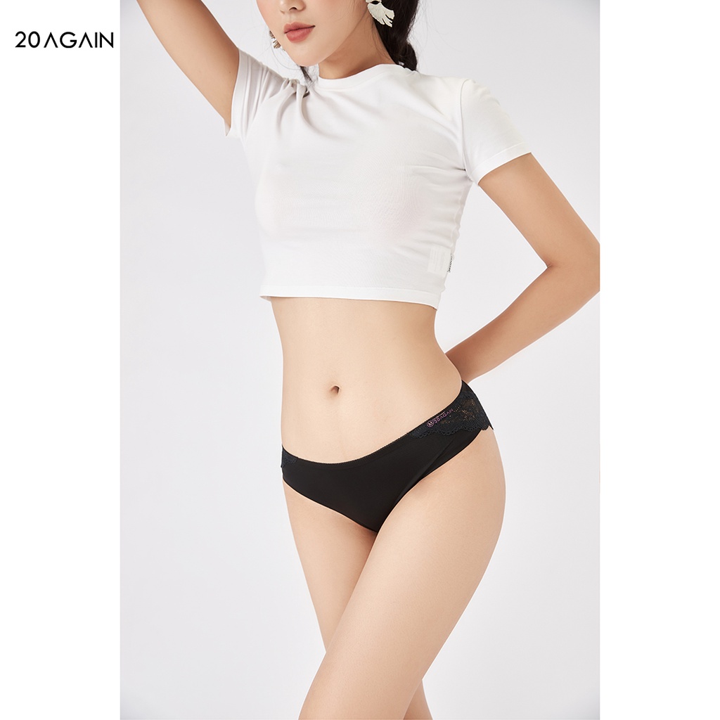 Quần lót kháng khuẩn 20Sexy by 20Again, phối ren viền sexy, thoáng mát, không đường may QUA0088 | BigBuy360 - bigbuy360.vn