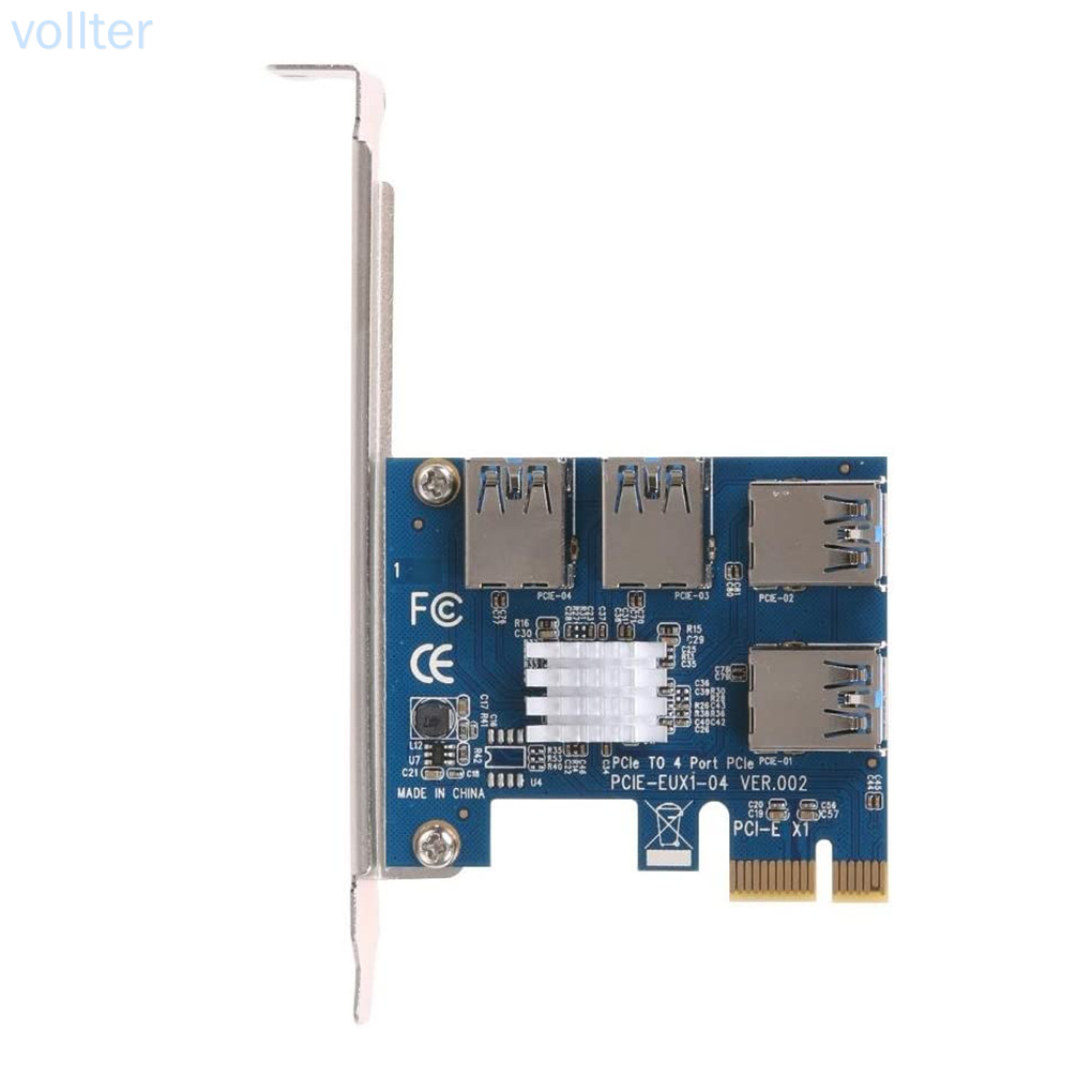 Bảng Mạch Mở Rộng 4 Cổng Pci-E X1 Sang Usb 3.0