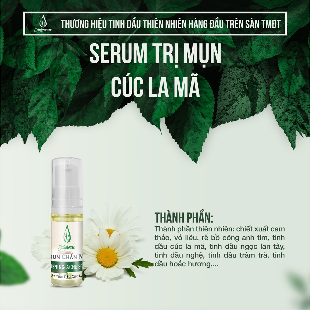 Serum chấm mụn tinh dầu cúc la mã 5ml JULYHOUSE | BigBuy360 - bigbuy360.vn