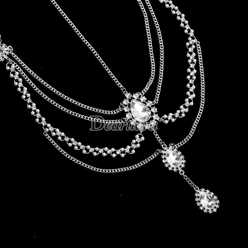 Chuỗi dây tua rua phụ kiện đeo đầu trang trí phong cách cổ điển thời trang