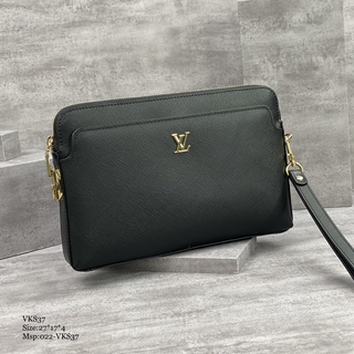 Clutch - Ví cầm tay nam nữ khóa số LV Da bò cao cấp  - VKS37