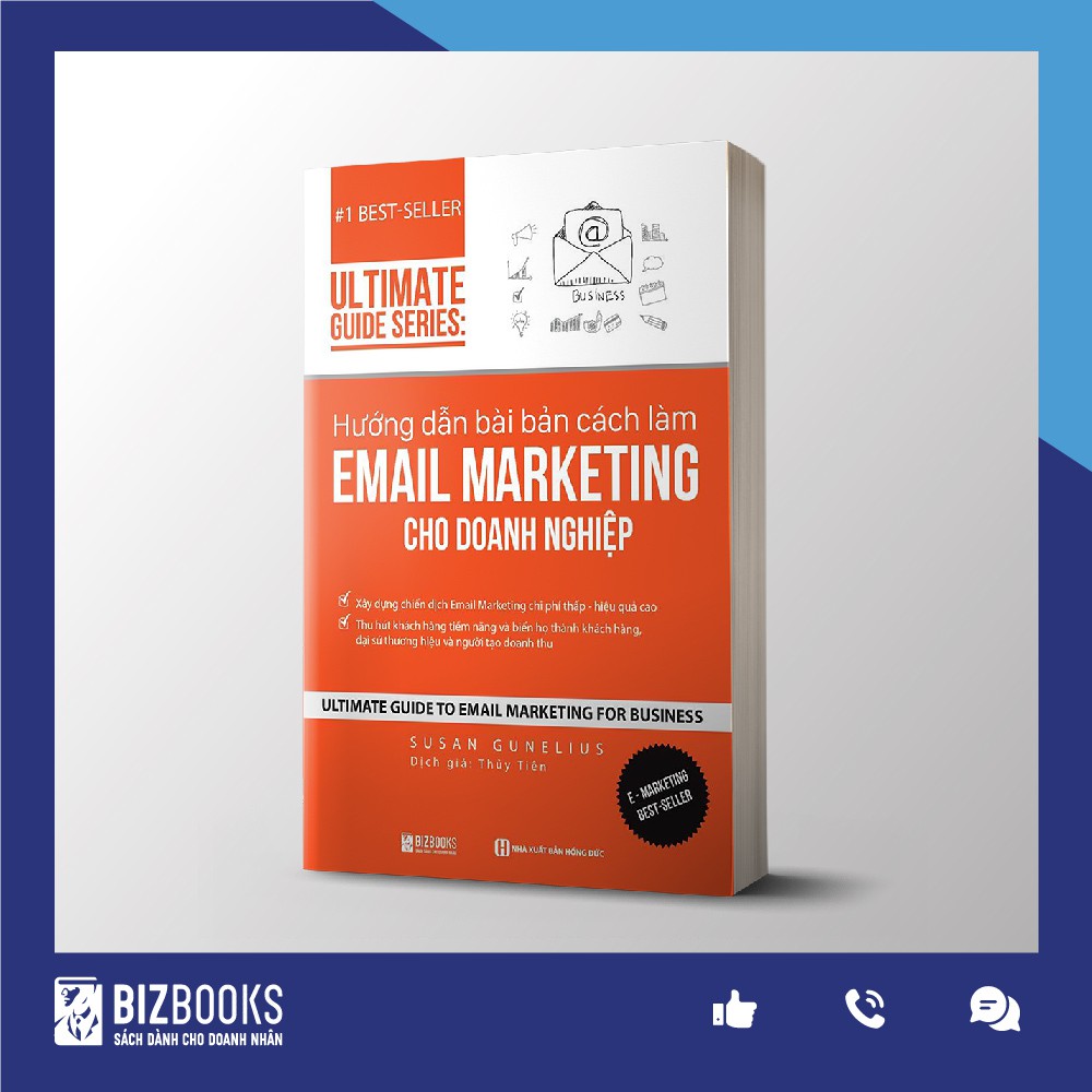Sách Hướng Dẫn Bài Bản Cách Làm Email Marketing Cho Doanh Nghiệp - Sách Phát Triển Kinh Doanh - Sách Bizbooks