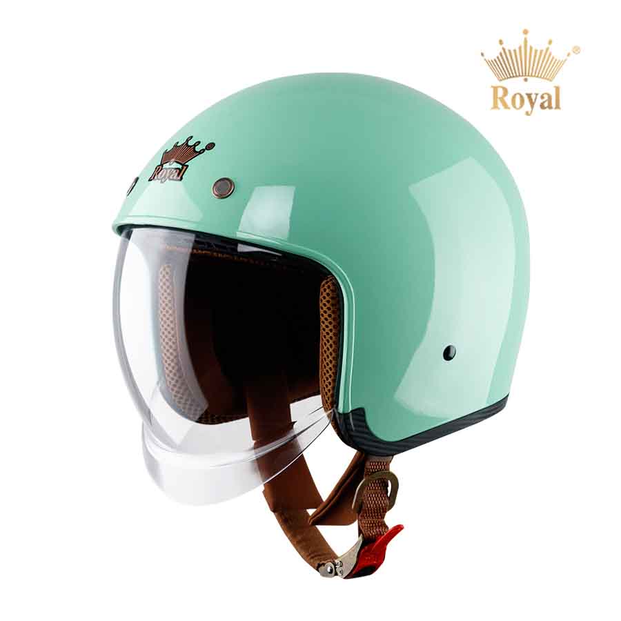 Nón bảo hiểm Royal M139 xanh ngọc có kính âm size M L XL chính hãng