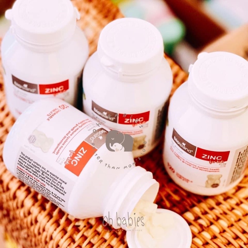 Kẹo kẽm Zinc Bioisland cho bé - Úc hàng chính hãng [OH BABIES]
