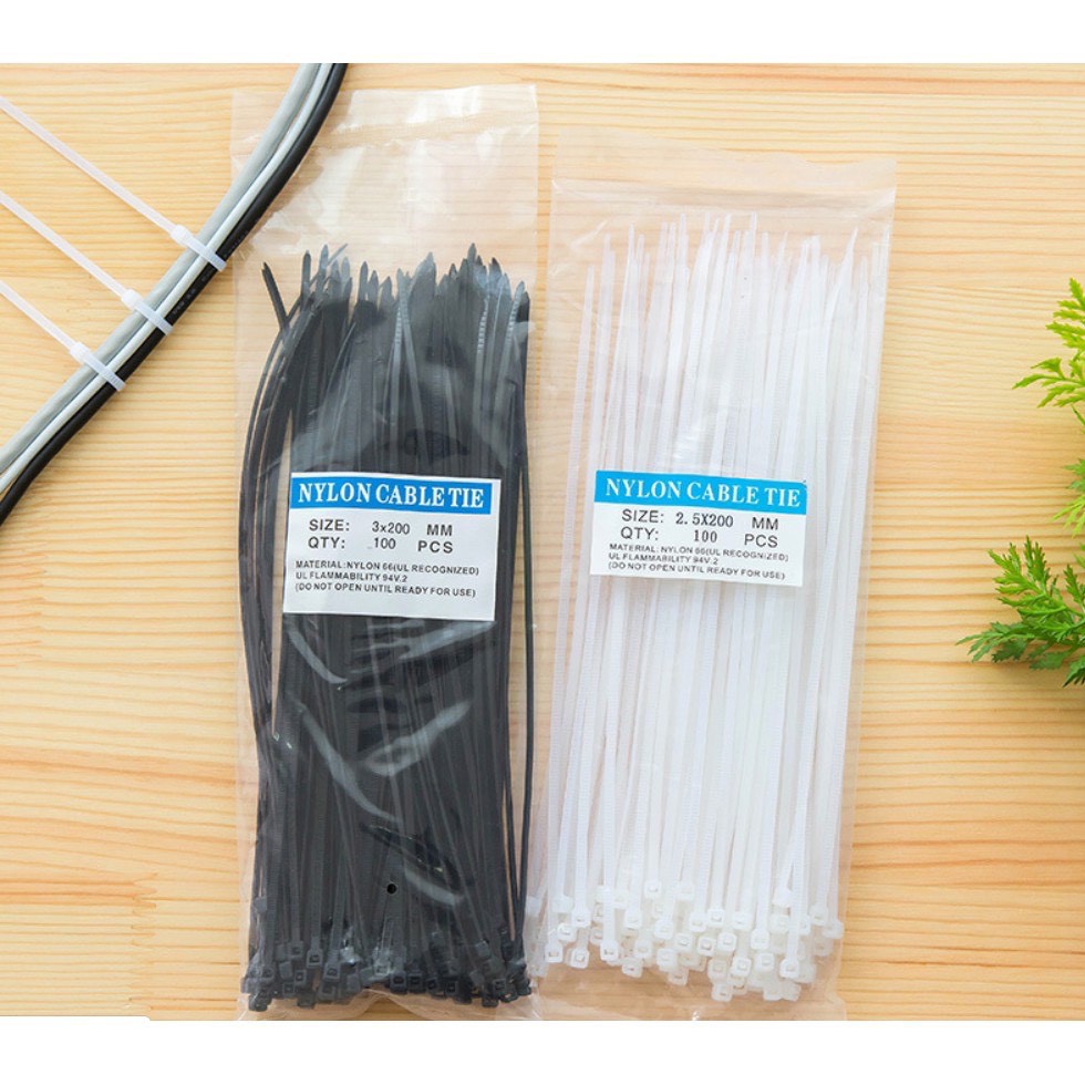 BỊCH 100 SỢI DÂY GÚT NHỰA 10cm