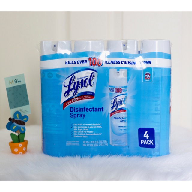 Xịt diệt khuẩn LYSOL- Mỹ 538g