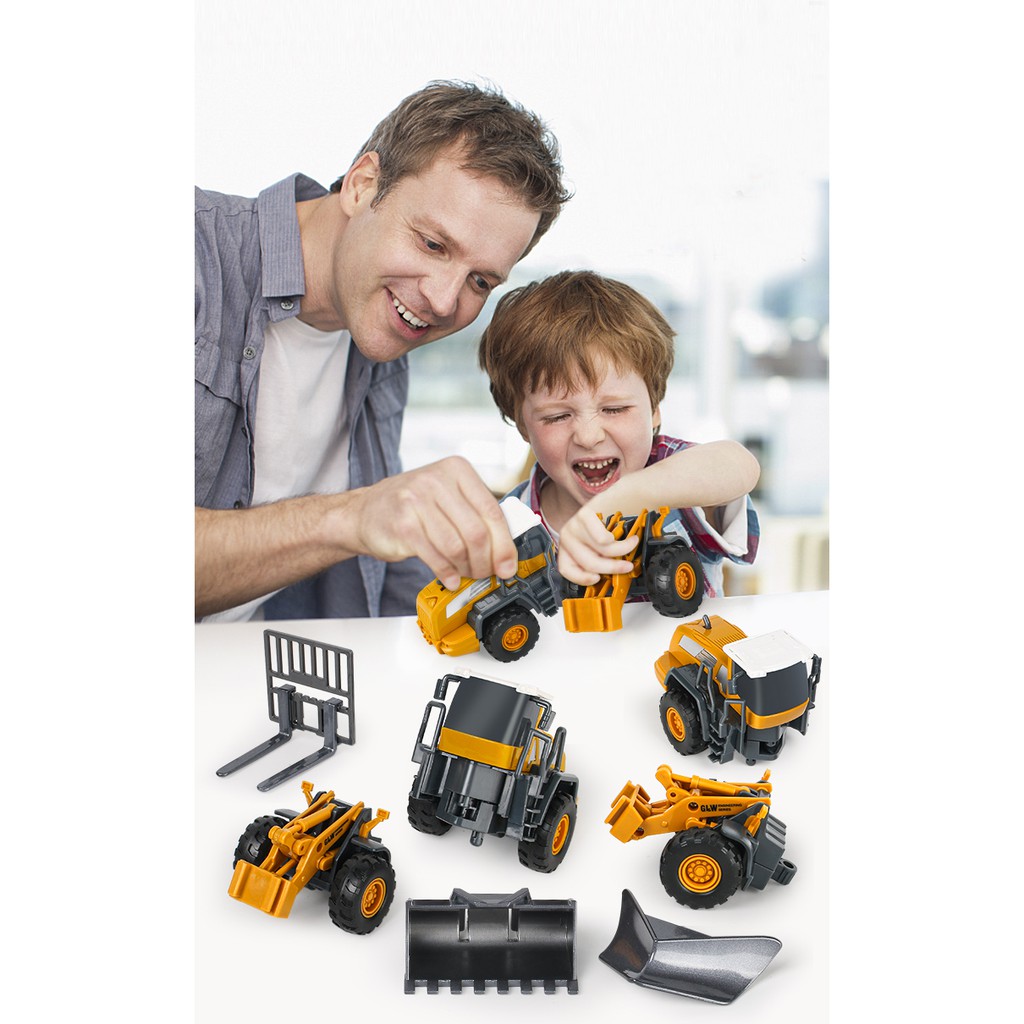 Tuyển tập xe đồ chơi mô hình công trình xây dựng cho bé, chất liệu nhựa an toàn, sắc sảo bền và đẹp