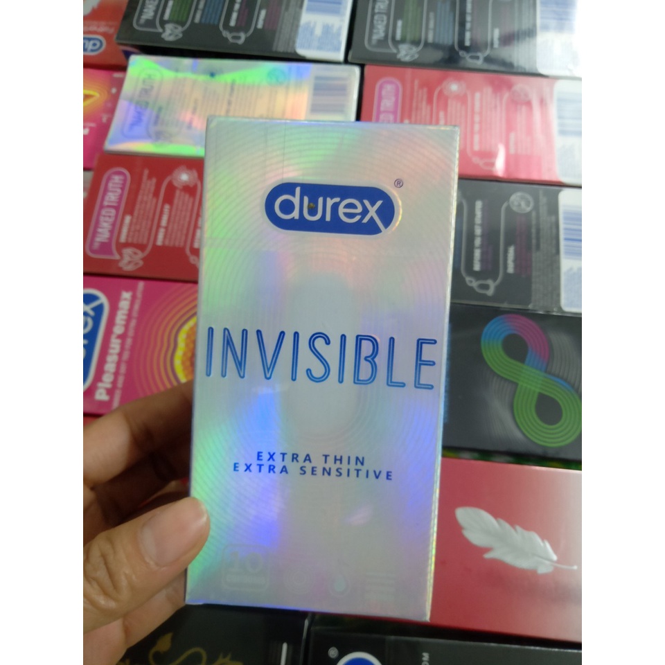 Combo 2 hộp Bao cao su Durex Invisible 20 cái/ 2 hộp