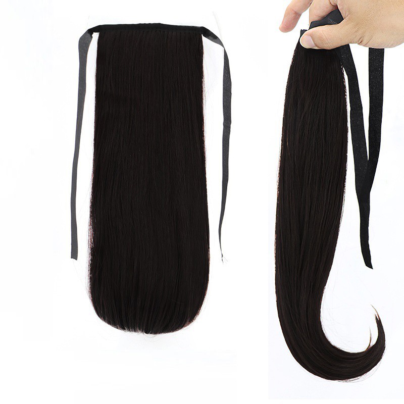 Tóc giả cột 40cm ❤️FREESHIP❤️ Tóc cột giả đuôi cúp 40cm D12