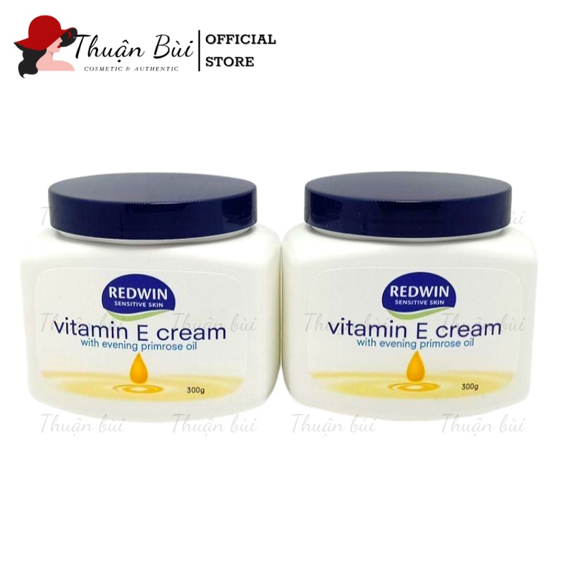 Kem dưỡng Redwin Vitamin E Cream with Evening Primrose Oil Kem Dưỡng Da Cấp Ẩm Úc Hũ 300g