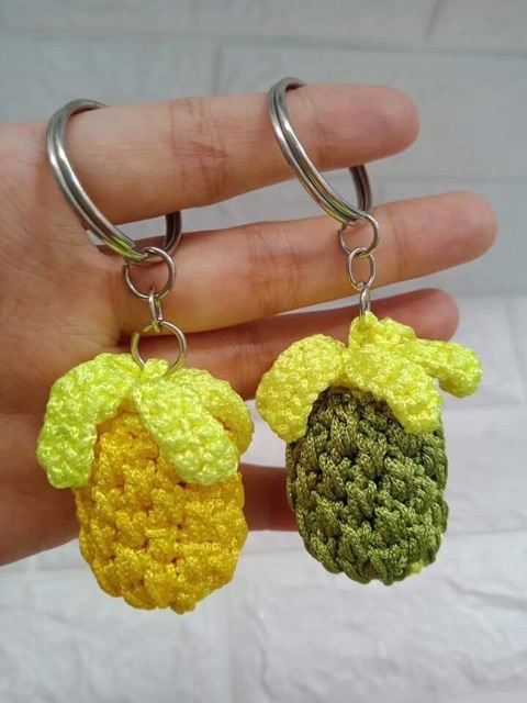 Móc khoá len trái cây