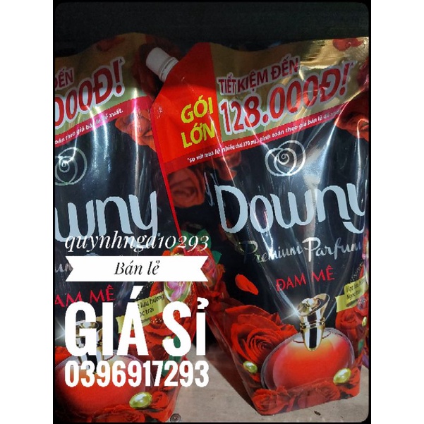 Túi nước Xả vải Downy Hương Đam Mê 1,4L (Mầu đỏ)