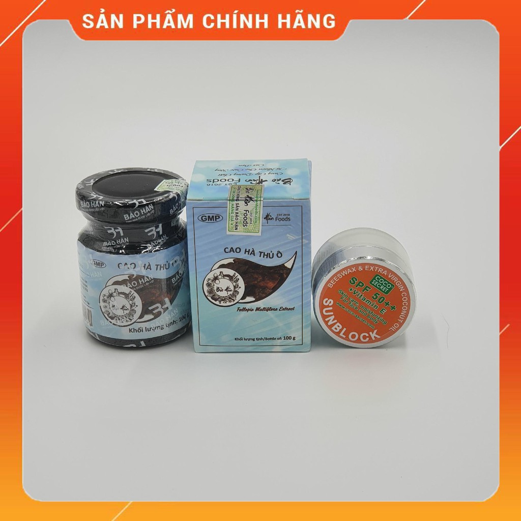 [CHÍNH HÃNG] Cao Hà Thủ Ô Bảo Hân 100g ⚡️𝐅𝐑𝐄𝐄 𝐒𝐇𝐈𝐏⚡️ Xanh Tóc Đỏ Da Cùng La Yến Team | BigBuy360 - bigbuy360.vn