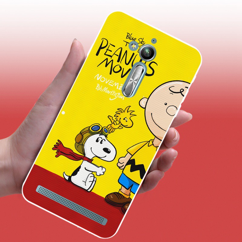Ốp điện thoại silicon nhựa dẻo in hình Snoopy dành cho Asus Zenfone 5 GO ZB500KL Live L1 L2 Lite ZB501KL 4 Max 2018
