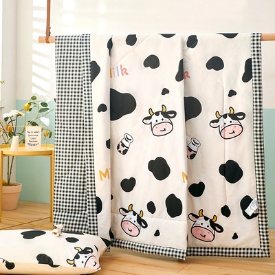 chăn ga💖FREESHIP💖bộ chăn ga 3 món họa tiết bò lục lặc CHANGA7YUJ212 set bao gồm 1 chăn 1 ga 2 gối 1 gối ôm | BigBuy360 - bigbuy360.vn