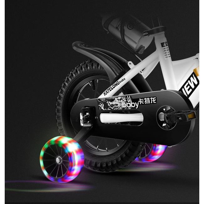 Xe đạp trẻ em  18 inch xếp gọn Seebaby - Xe Đạp cho bé 4>9 tuổi có đèn led