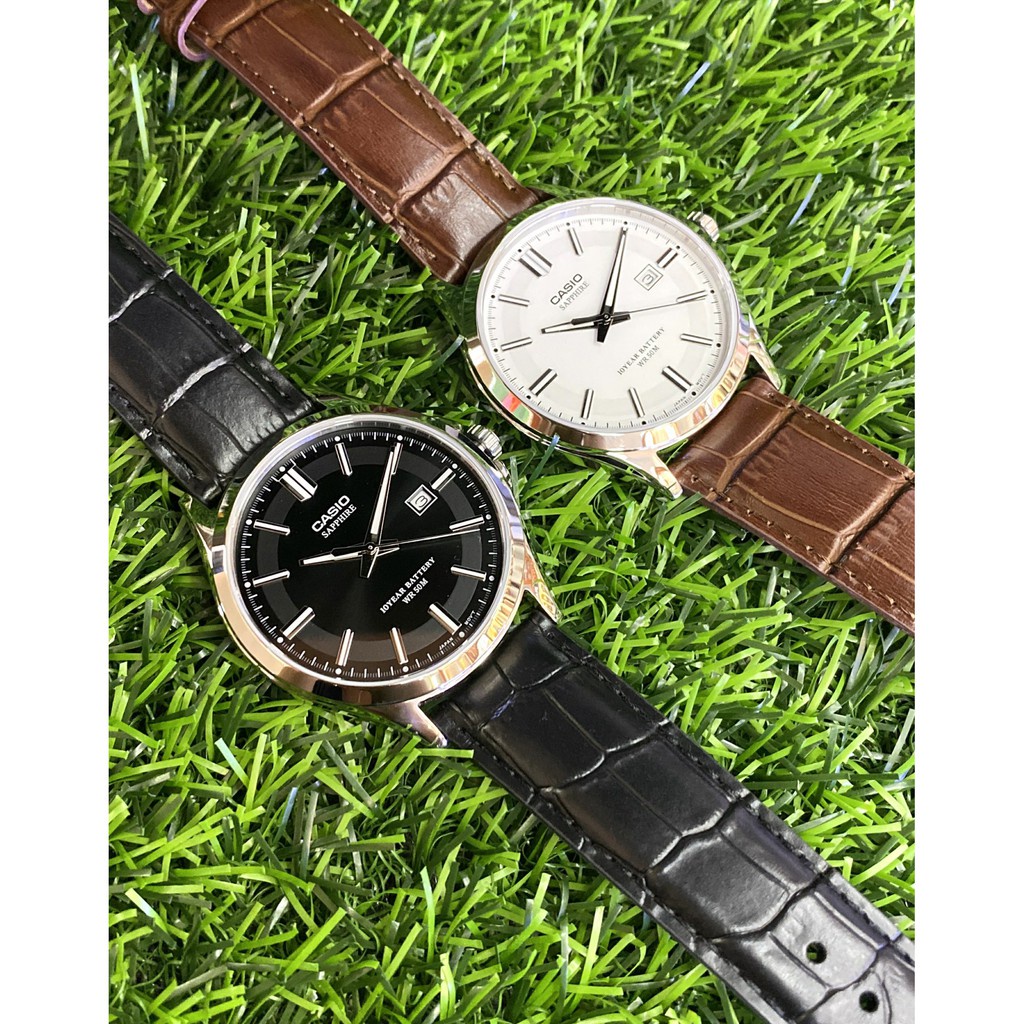 Đồng hồ Nam Casio MTS-100L, đồng hồ chính hãng, mặt kính sapphire