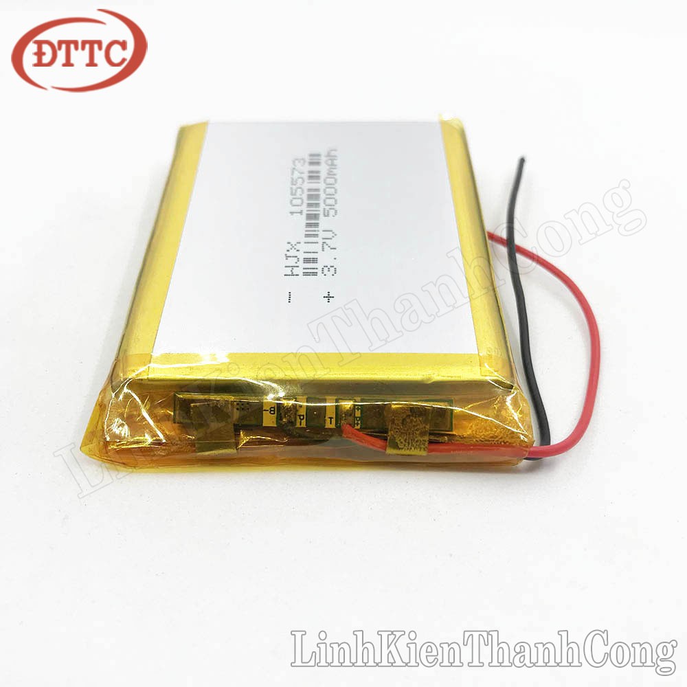 Pin Lipo Polymer 3.7V 5000mAh 7x60x90mm (Có Mạch Bảo Vệ)