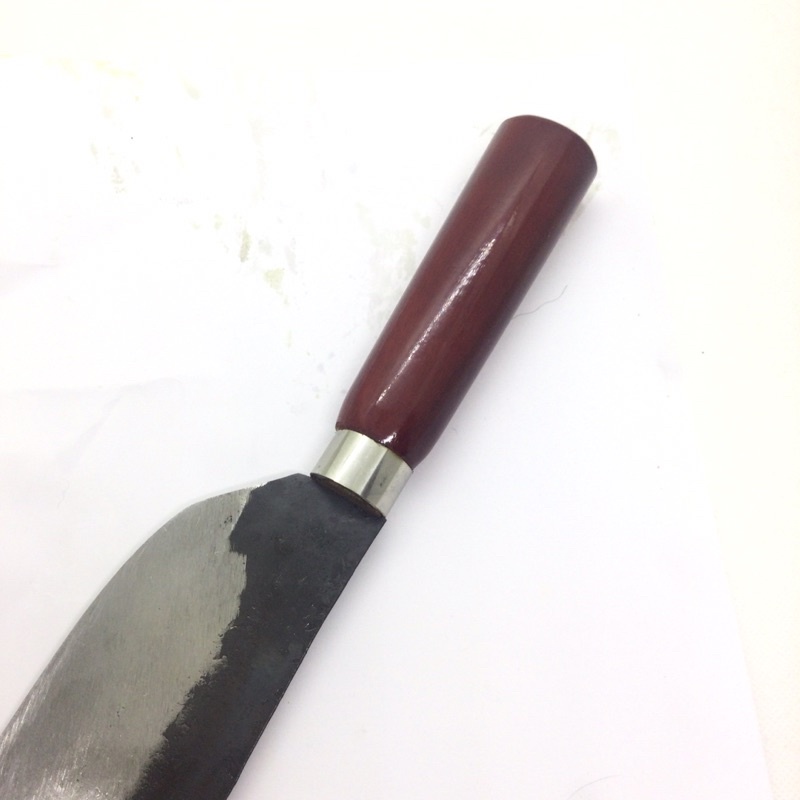 Dao thái to loại đặc biệt chuyên để thái thịt thái rau được từ nhíp xe cán gỗ lim chuyên thái thịt rau các loại-HL44