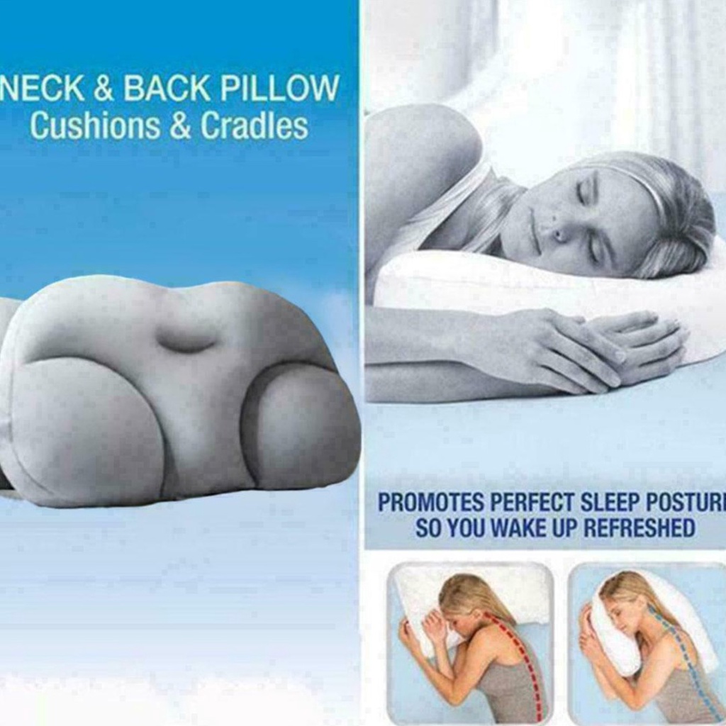 Gối Kê Cổ Hình Trứng Sâu Mềm Mại Giúp Giấc Ngủ Sâu