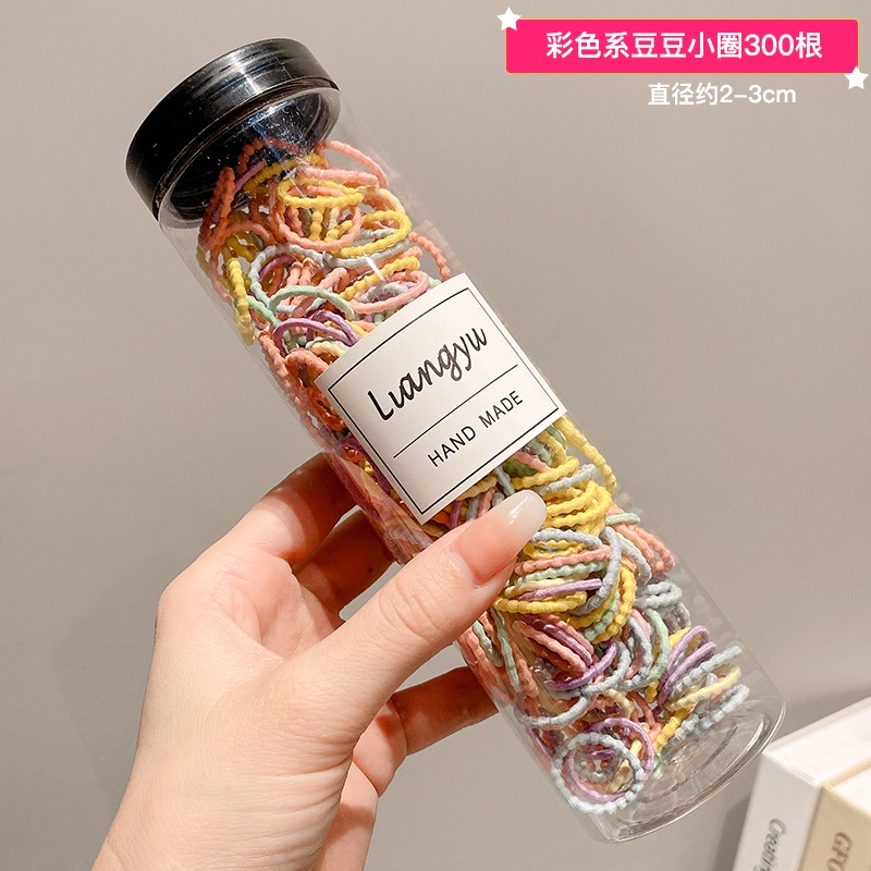 Set 300 Chun Buộc Tóc Nhiều Màu Cho Bé Gái