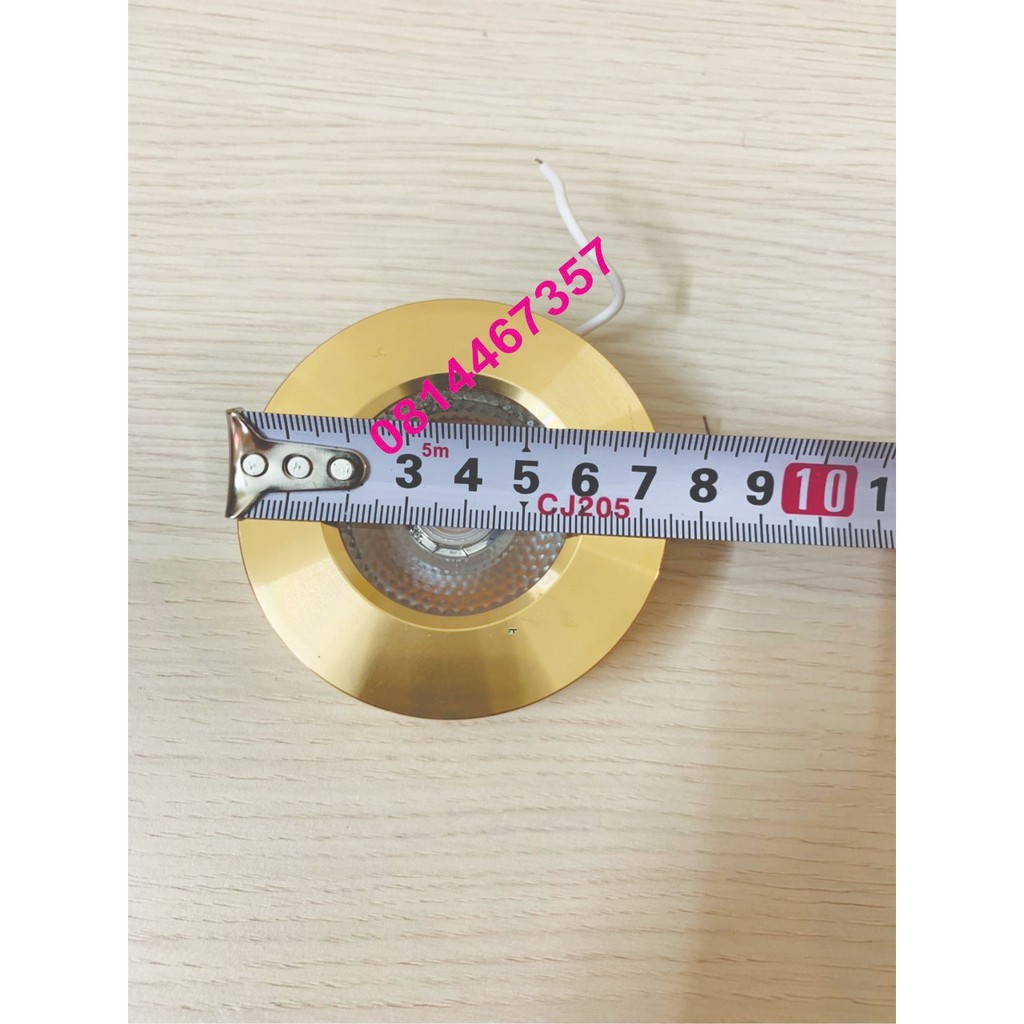 Đèn led ốp nổi 5w cob, phi 75, gắn kệ,tủ,góc hẹp,...