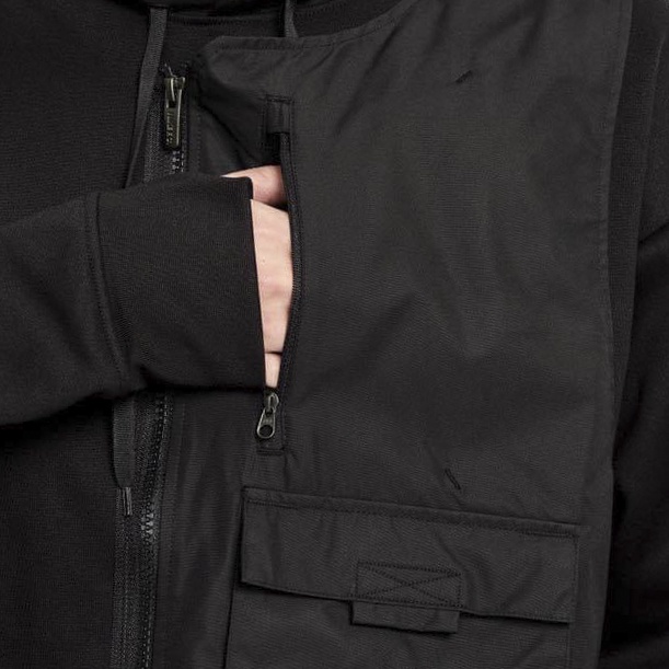 ÁO KHOÁC NIKE DRFT TECH FC HOODED JACKET - BLACK