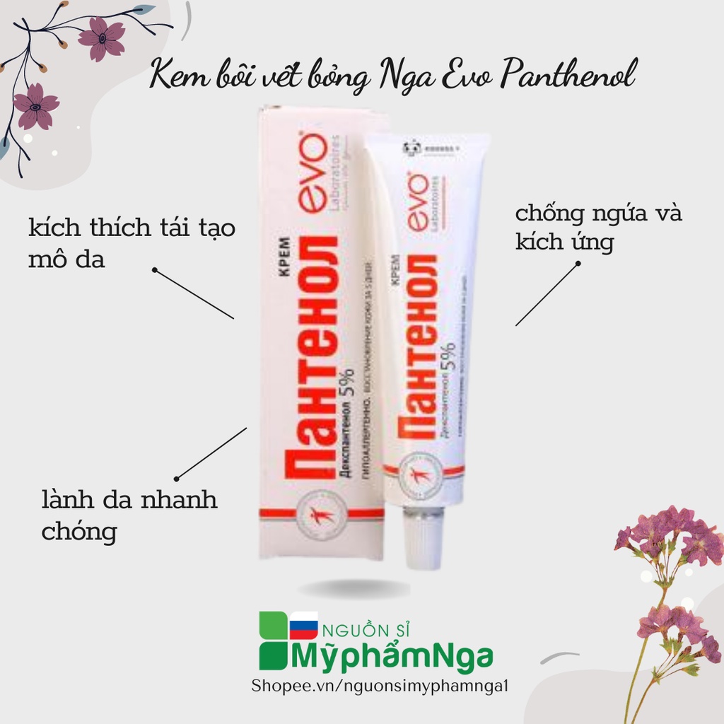 Kem bôi vết bỏng Nga Evo Panthenol