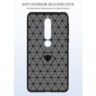 Ốp Lưng Sợi Carbon Cho Nokia 6.1