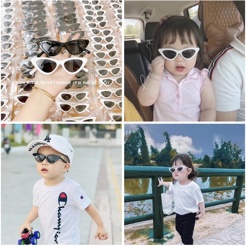 [GIÁ TRI ÂN] Kính mắt mèo bao ngầu chất chơi cho bé freesz 1-5y