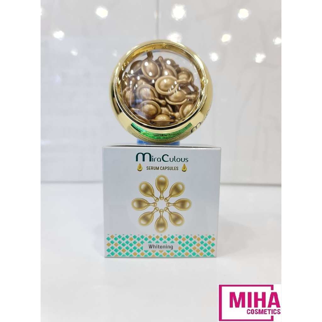Hộp 30 Viên Serum Dưỡng Trắng Bảo Vệ Da Mira Culous Serum Capsules Whitening