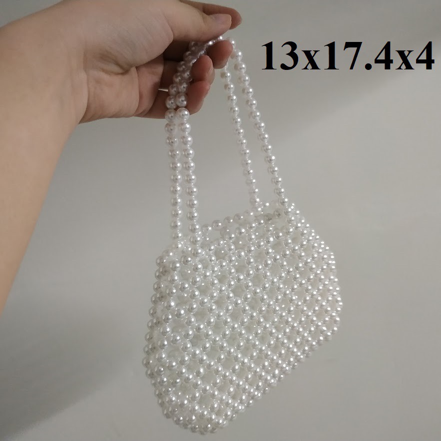 Túi xách ngọc trai giả - Túi xách nữ handmade cực xinh cho nàng