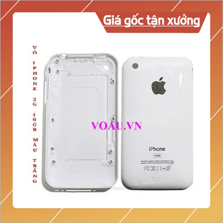 VỎ CHO IPHONE 3G 16GB MÀU TRẮNG