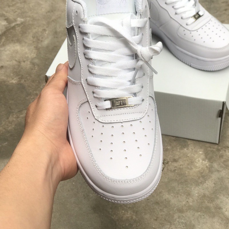 [ Chuẩn 11- Fullbox - Bill ] Giày Air force 1 trắng nam nữ, Giày AF1 trắng