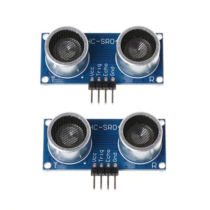 2pcs HC-SR04P Ultrasonic Distance Measuring Sonar Sensor High Operating Voltage 3V-5.5V 16mm Ultrasonic Ranging Module Probe