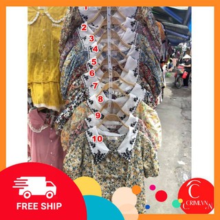 Sơ mi hoa cổ thêu💓freeship💓 áo sơ mi hoa tay lỡ cổ thêu hot năm 2020