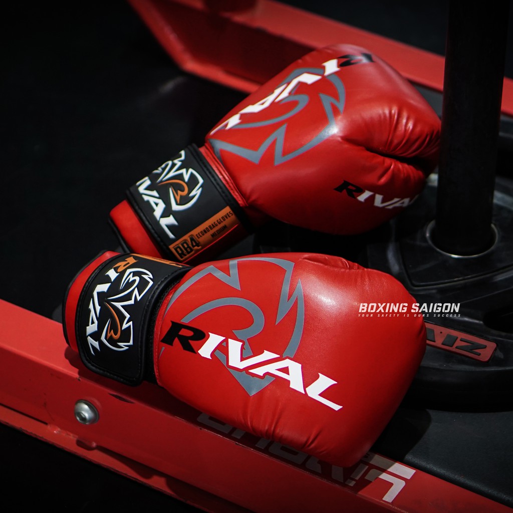 Găng tay boxing Rival RB4 Econo - Đỏ