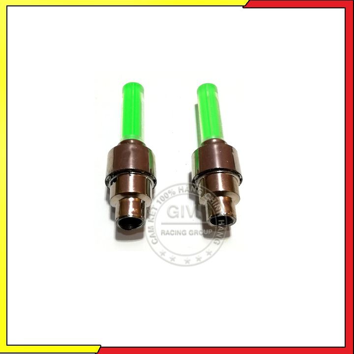 Đèn Led Chụp Van Xe Hình Trụ Cho Xe Máy, Xe Đạp