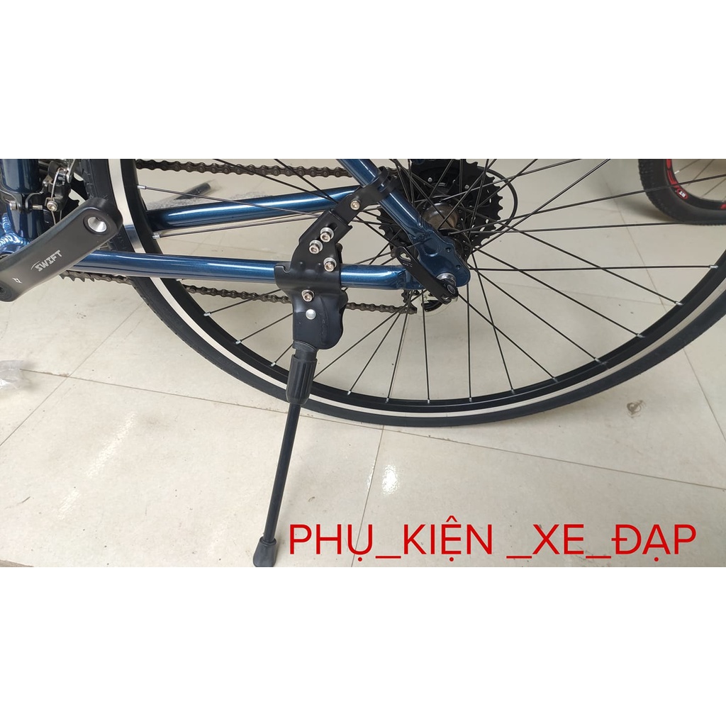 Chân chống thép xe đạp 3 điểm