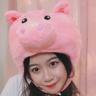 Mũ heo hồng, mũ đầu heo giống kang daniel