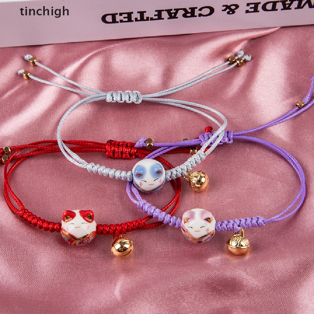 Vòng Đeo Tay Hình Mèo May Mắn Xinh Xắn Dành Cho Các Cặp Đôi