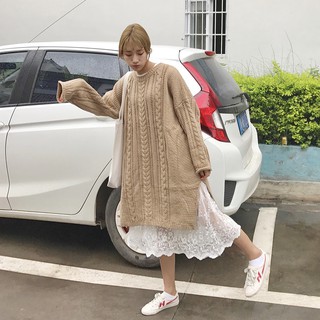[ Có sẵn ] Váy len xẻ ulzzang ( có ảnh thật + clip )