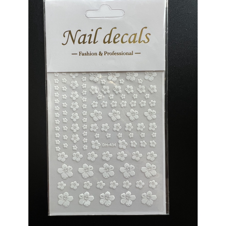 Sticker  mẫu hoa cao cấp dán móng tay nail