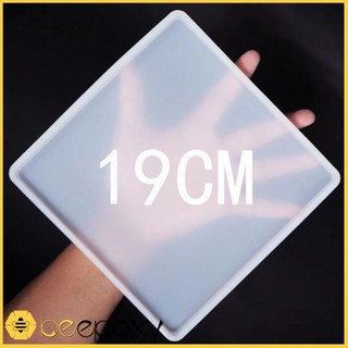 [BEEPOXY]  Khuôn Silicon Làm Khay Hình Vuông 19cm