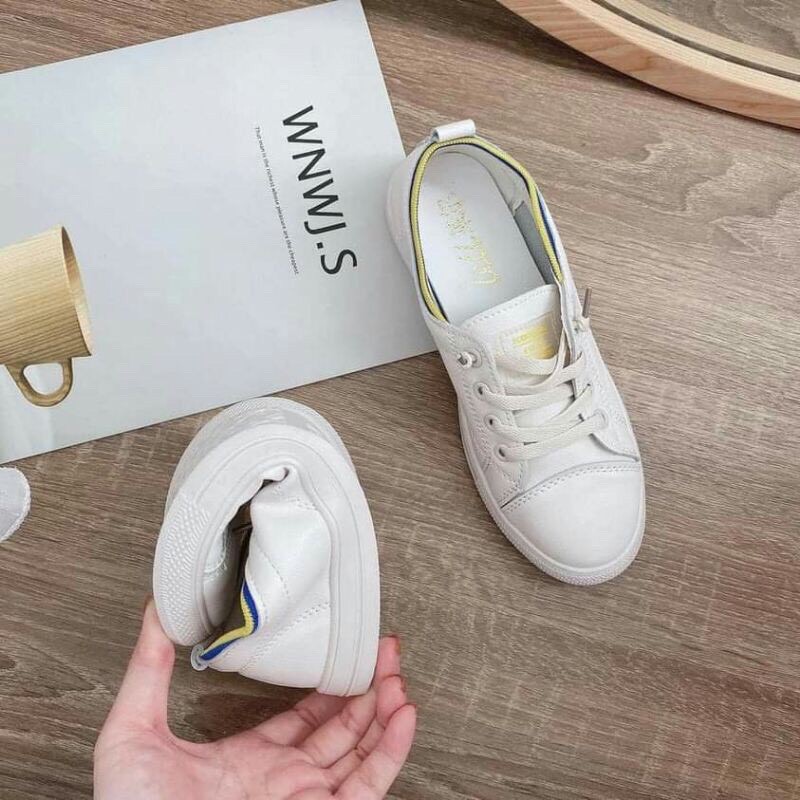 Giày lười thể thao giả dây cổ phối màu cực xinh hàng chuẩn loại 1 hottrend 2020 -TT12