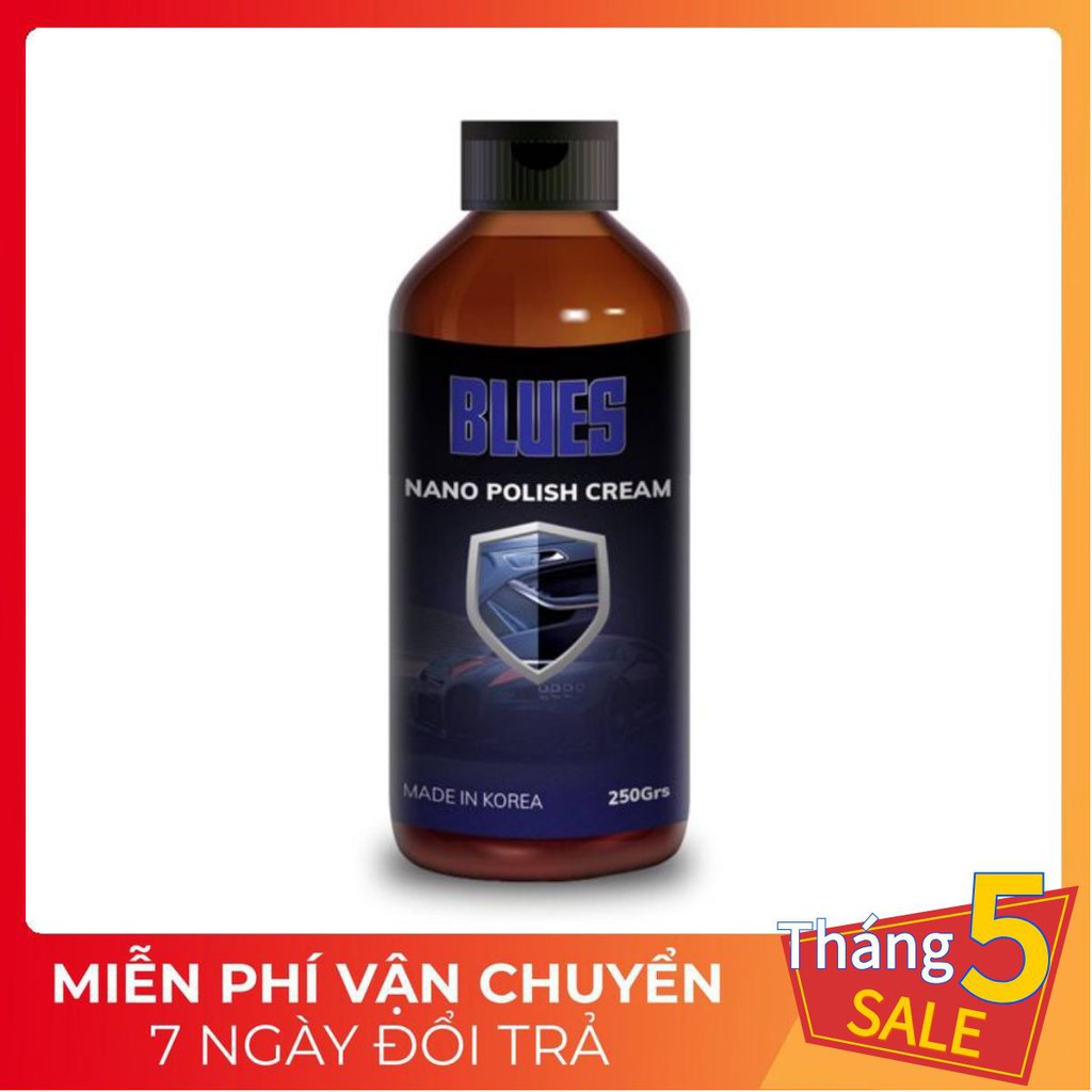 Chai Xịt Phủ Bóng, Đánh Bóng, Phục Hồi Nhựa Xe, Lốp Xe, Tablo Xe, Đồ Da Blues Nano Polish Cream