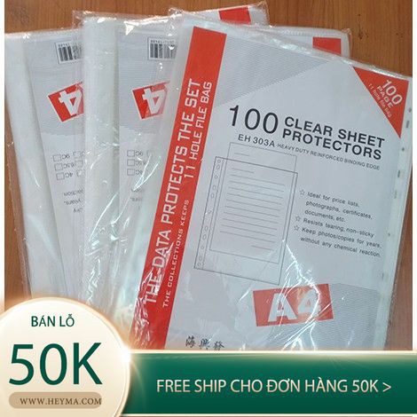 Bìa Lỗ 100 Lá/xấp 320g Bìa lỗ đẹp giá rẻ