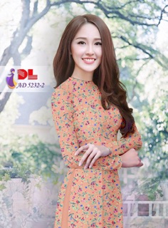 Vải áo dài hoa nhí
